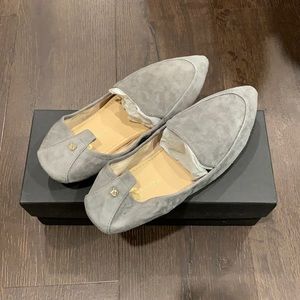Yosi Samra Grey Suede Loafer US 7